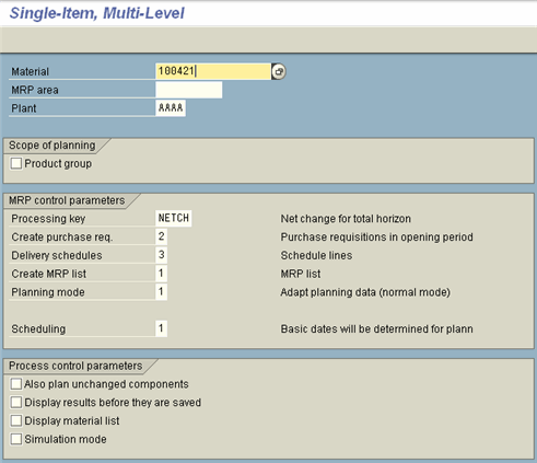 sap123 your first very simple mrp run using re order point planning